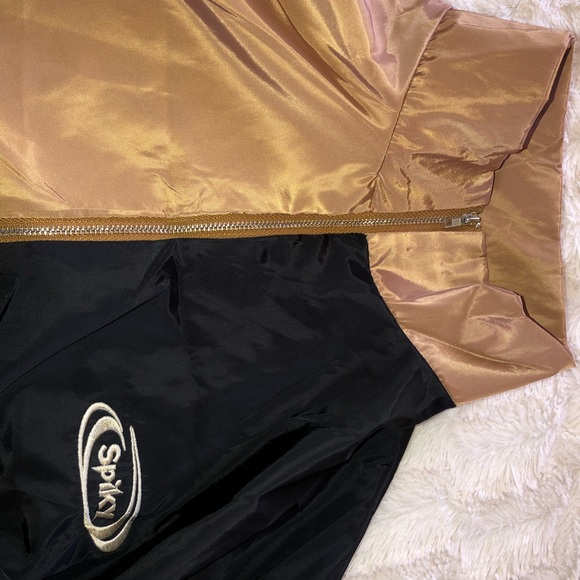 CUTE HALF ZIPPED CROPPED JACKET - Picture 2 of 4